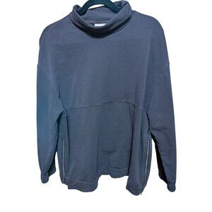 Varley Anthropologie Sweatshirt Women's Medium M Warwick Side Zip Purple